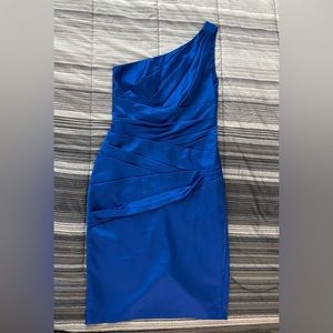 Blue David’s bridle cocktail dress